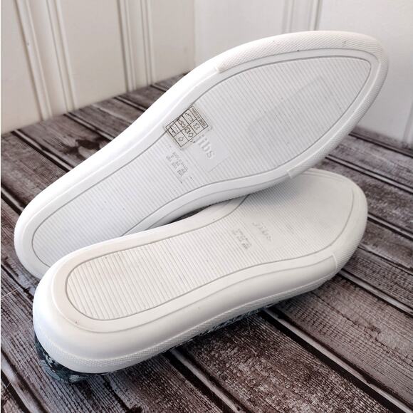 Jibs Slim Teal Python Print Perforated Leather Pointed-Toe Slip-On Shoes Women 9 - Picture 9 of 12